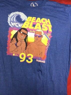 WCW Beach Blast wrestling tshirt